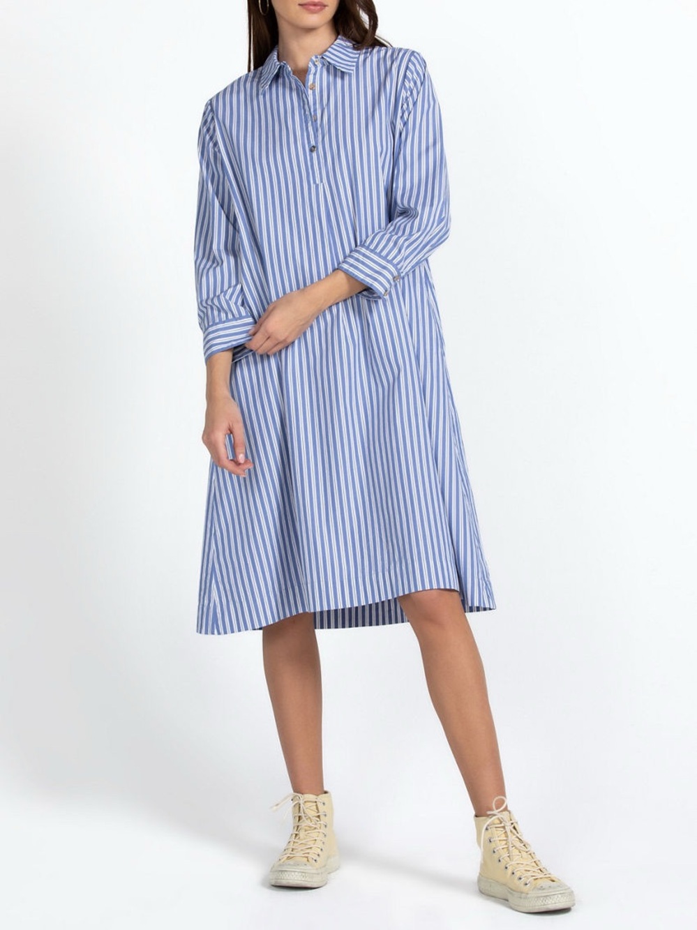 Johnny Was GIORGIA HENLEY SHIRT DRESS